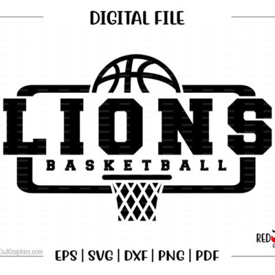 4295 Basketball svg Lion Basketball Lion Lions Basketball svg dxf eps png pdf sublimation cut file htv vector digital