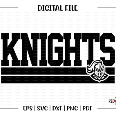 4302 Knight svg Knights svg Knight Knights clipart Team Mascot School svg dxf eps png pdf sublimation cut file htv