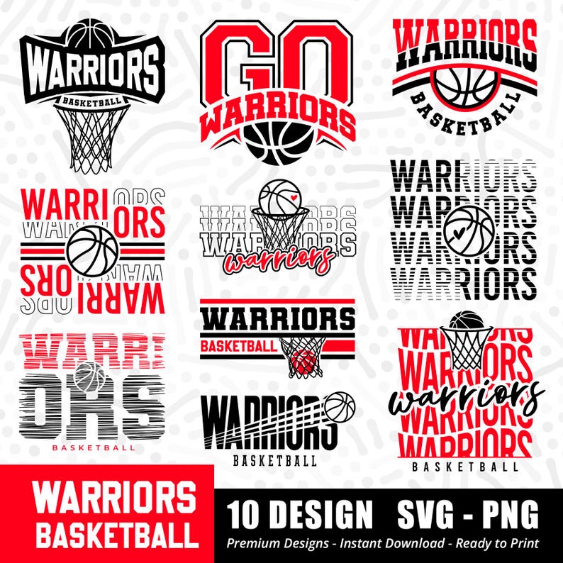 431 Warriors Basketball SVG PNG Bundle Warriors Svg Bundle Warriors Shirt Designs School Spirit Warriors Png Bundle Warriors Mascot Designs