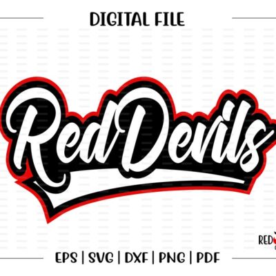 4342 Red Devil svg Devils svg Red Devil Red Devils Devil svg dxf eps png pdf sublimation cut file htv vector digital