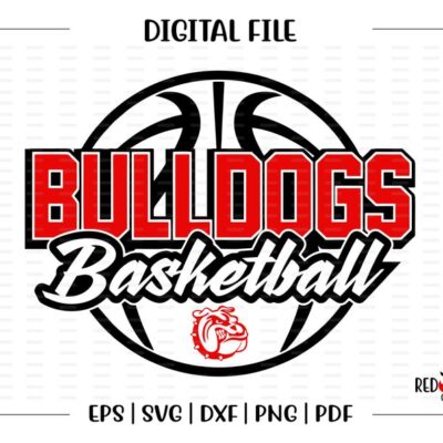 4358 Basketball svg Bulldog svg Bulldog Bulldogs Basketball svg dxf eps png pdf sublimation cut file htv vector digital