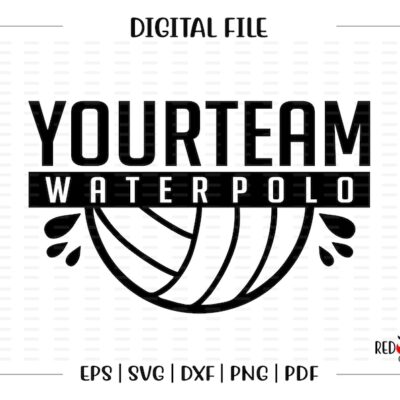 4369 Water Polo svg Custom Personalized Water Polo png Water Polo Water Polo clipart Sport Mascot svg dxf eps png pdf sublimation