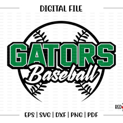 4387 Gator Baseball svg Baseball svg Gator Gators Baseball svg dxf eps png pdf sublimation cut file htv vector digital clipart