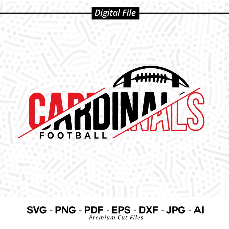 440 Cardinals Football SVG PNG Cardinals Football svg Cardinal Sublimation png Football Clipart Cardinal Vibes svg Cardinals Cheer Svg