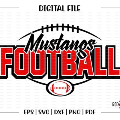 4411 Football svg Mustang Football Mustang Mustangs Football svg dxf eps png pdf sublimation cut file htv vector digital htv