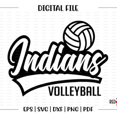 4414 Volleyball svg Indian Volleyball svg Indian Indians Volleyball svg dxf eps png pdf sublimation cut file htv vector digital