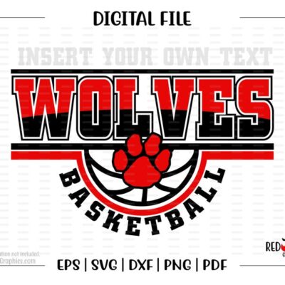 4443 Basketball svg Wolves Basketball Wolves Wolf Basketball svg dxf eps png pdf sublimation cut file htv mom dad coach vector digital