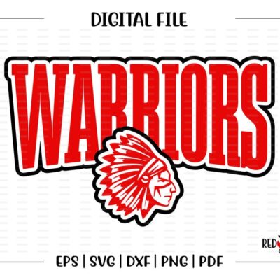 4461 Warrior svg Warriors svg Warrior Warriors Clipart svg dxf eps png pdf sublimation cut file htv vector digital