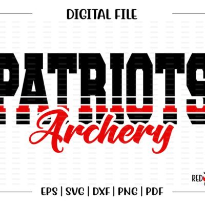 4466 Archery svg Patriot Archery Patriot Patriots Patriot svg Archery svg dxf eps png pdf sublimation cut file htv clipart design