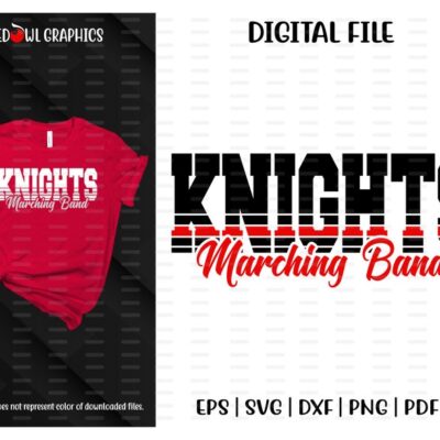 4477 Marching Band svg Knights Band svg Knight Knights Marching Knights Band Marching svg dxf eps png pdf sublimation cut file htv