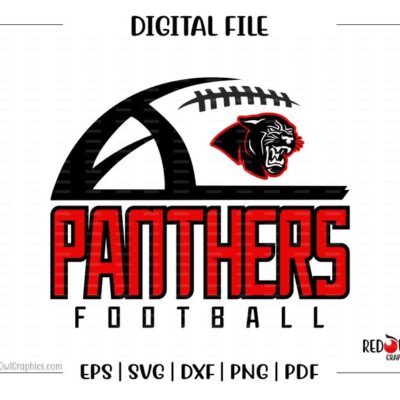 4500 Football svg Panther Football svg Panther Panthers Football svg dxf eps png pdf sublimation cut file htv vector digital