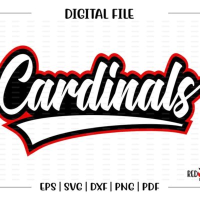 4503 Cardinal svg Cardinals svg Cardinal Cardinals Team Mascot School svg dxf eps png pdf sublimation cut file htv