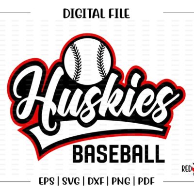 4558 Baseball svg Huskie Baseball svg Huskie Huskies Baseball svg dxf eps png pdf sublimation cut file htv clipart design