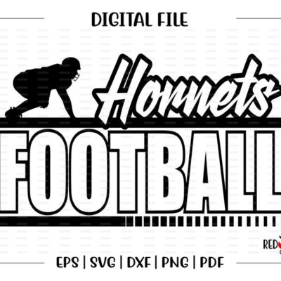 4568 Football svg Hornet Football svg Hornet Hornets Football svg dxf eps png pdf sublimation cut file htv vector digital