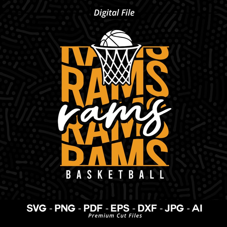 457 Rams svg Ram svg Basketball svg Stacked Rams Basketball Rams Cheer Svg Rams Vibes Svg Rams Shirt Svg School Spirit svg Cricut Svg