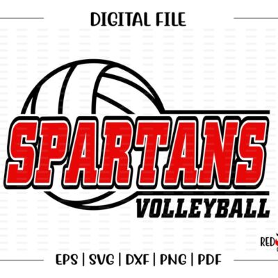 4577 Volleyball svg Spartan Volleyball svg Spartan Spartans Volleyball svg dxf eps png pdf sublimation cut file htv vector digital