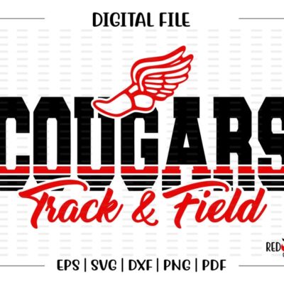 4599 Track svg Cougar Track svg Cougar Cougars Track Field CougarsTrack svg dxf eps png pdf sublimation cut file htv