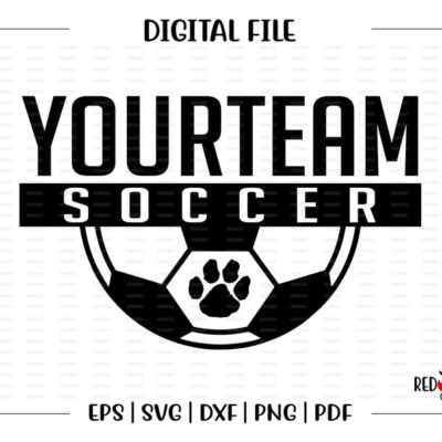 4628 Custom Personalized Soccer svg Soccer School Team Mascot svg dxf eps png pdf sublimation clipart design htv