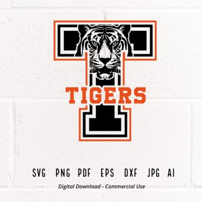 467 Tigers SVG PNG Tigers Face svg T Tigers svg Tigers Mascot svg Tigers Cheer svg Tigers Vibes svg School Spirit svg Tigers Sport svg