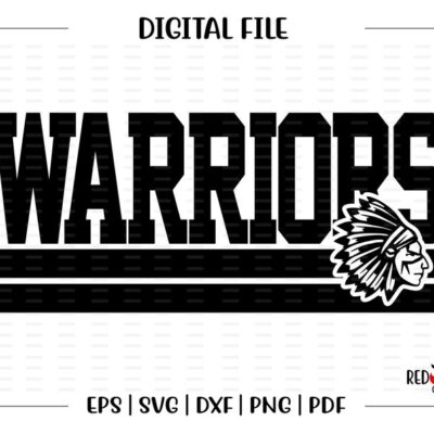 4683 Warrior svg Warriors svg Warrior Warriors Clipart svg dxf eps png pdf sublimation cut file htv vector digital