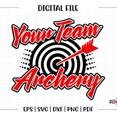 4684 Custom Personalized Archery svg Archer svg Archery Team School htv svg dxf eps png pdf sublimation