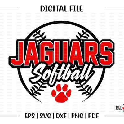 4693 Softball svg Jaguar Softball svg Jaguar Jaguars Softball svg dxf eps png pdf sublimation cut file htv vector digital