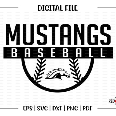 4711 Baseball svg Mustang Baseball svg Mustang Mustang Baseball svg dxf eps png pdf sublimation cut file htv vector digital clipart design