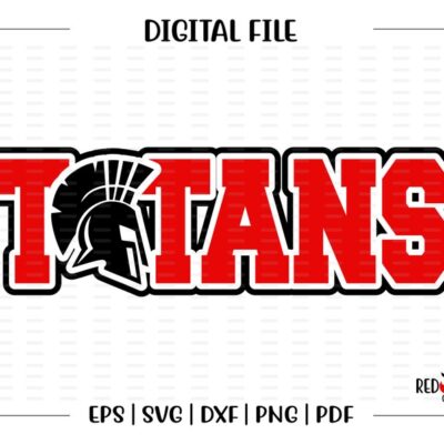 4718 Titan svg Titans svg Titan Titans Mascot School svg dxf eps png pdf sublimation cut file htv vector digital clipart design