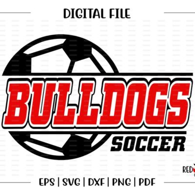 4735 Soccer svg Bulldog Soccer svg Bulldog Bulldogs Soccer Bulldog Soccer svg dxf eps png pdf sublimation cut file htv