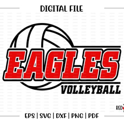 4755 Eagle Volleyball svg Volleyball svg Eagle Eagles Volleyball svg dxf eps png pdf sublimation cut file htv vector digital clipart