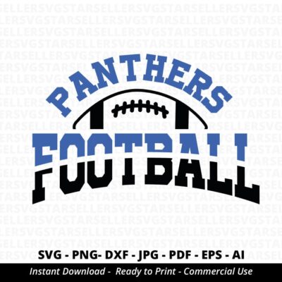 476 Panthers Football SVG PNG Panthers svg Panthers Shirt svg Panthers Mascot svg Panthers Pride svg Panthers Cheer svg Cricut Silhouette