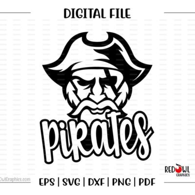 4783 Pirate svg Pirate Pirates svg Pirates Mascot htv svg dxf eps png pdf sublimation cut file htv vector digital