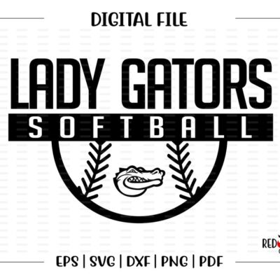 4787 Softball svg Lady Gators Softball svg Gator Gators Lady Softball svg dxf eps png pdf sublimation cut file htv clipart design