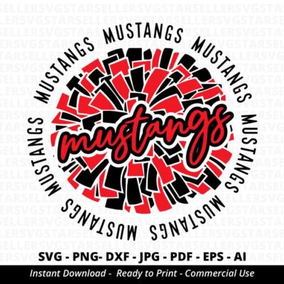 481 Mustangs SVG Mustangs Pom Pom svg Mustangs Cheer svg Mustangs Cheerleader svg Mustangs Mascot svg Mustangs Mom svg Mustangs Pride svg Cricut