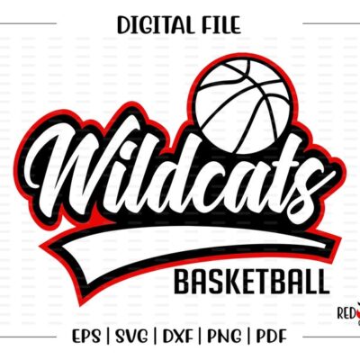 4836 Basketball svg Wildcat Basketball svg Wildcat Wildcats Basketball svg dxf eps png pdf sublimation cut file htv vector digital