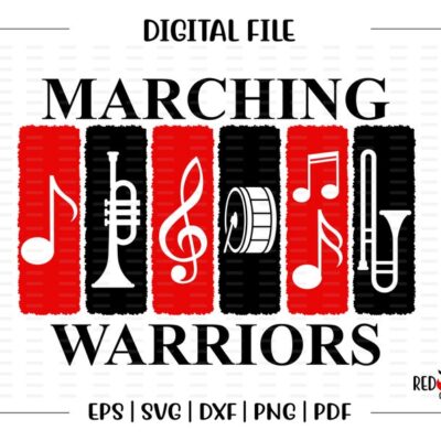 4838 Marching Band svg Warrior Band svg Warrior Warriors Band Marching Marching Warrior svg dxf eps png pdf sublimation cut file