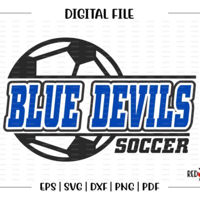 4845 Soccer svg Blue Devil Soccer svg Blue Devil Soccer svg dxf eps png pdf sublimation cut file htv vector digital