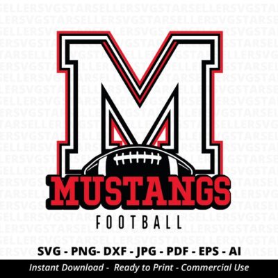 488 Mustangs Football SVG PNG Mustangs svg Mustangs Shirt svg Mustangs Mascot svg Mustangs Pride svg Mustangs Cheer svg Cricut Silhouette