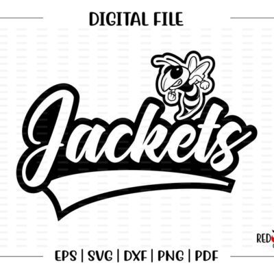 4886 Jackets svg Yellowjackets svg Jacket Jackets yellowjackets svg dxf eps png pdf sublimation cut file htv vector digital