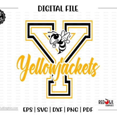 4887 Jackets svg Yellowjackets svg Jacket Jackets yellowjackets svg dxf eps png pdf sublimation cut file htv vector digital