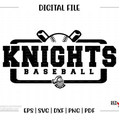 4891 Baseball svg Knight Baseball svg Knight Knights Baseball svg dxf eps png pdf sublimation cut file htv vector digital clipart design