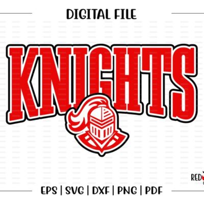 4892 Knight svg Knights svg Knight Knights clipart Team Mascot School svg dxf eps png pdf sublimation cut file htv