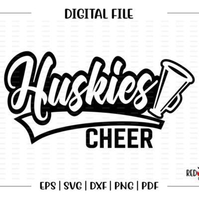 4896 Cheer svg Huskie Cheer svg Cheerleading Huskie Huskies Cheerleading svg dxf eps png pdf sublimation cut file htv clipart htv