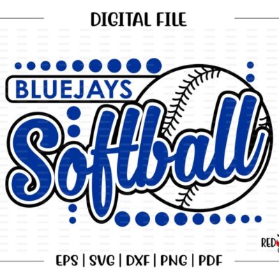 4917 Softball svg Bluejay Softball svg Bluejay Bluejays Softball svg dxf eps png pdf sublimation cut file htv clipart design