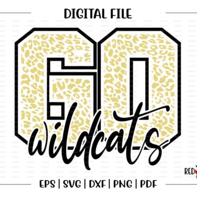 4935 Wildcat svg Wildcats svg Wildcat Wildcats Cheetah Leopard Go Wildcats School svg dxf eps png pdf sublimation cut file htv