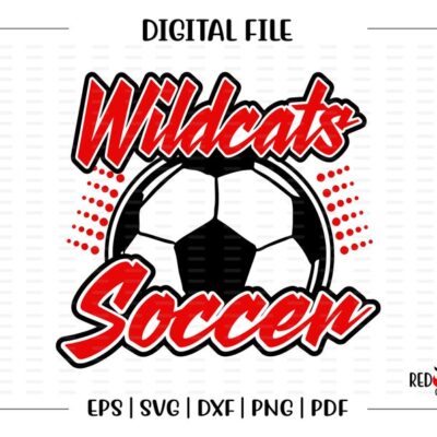 4936 Soccer svg Wildcat Soccer svg Wildcat Wildcats Soccer Wildcat Soccer svg dxf eps png pdf sublimation cut file htv