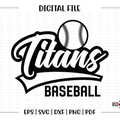 4942 Baseball svg Titan Baseball svg Titan Titans Baseball svg dxf eps png pdf sublimation cut file htv vector digital clipart