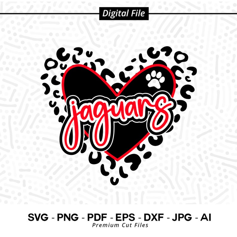 496 Jaguar Svg Png Jaguars Svg Png Paw Svg Jaguars Paw Svg Cheer svg Jaguars Mom svg Digital Download Cricut Cut Files Silhouette