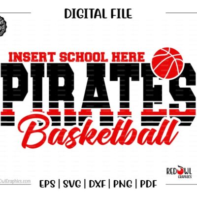 4961 Basketball svg Pirate Basketball svg Pirate Pirates Basketball svg dxf eps png pdf sublimation cut file htv vector digital