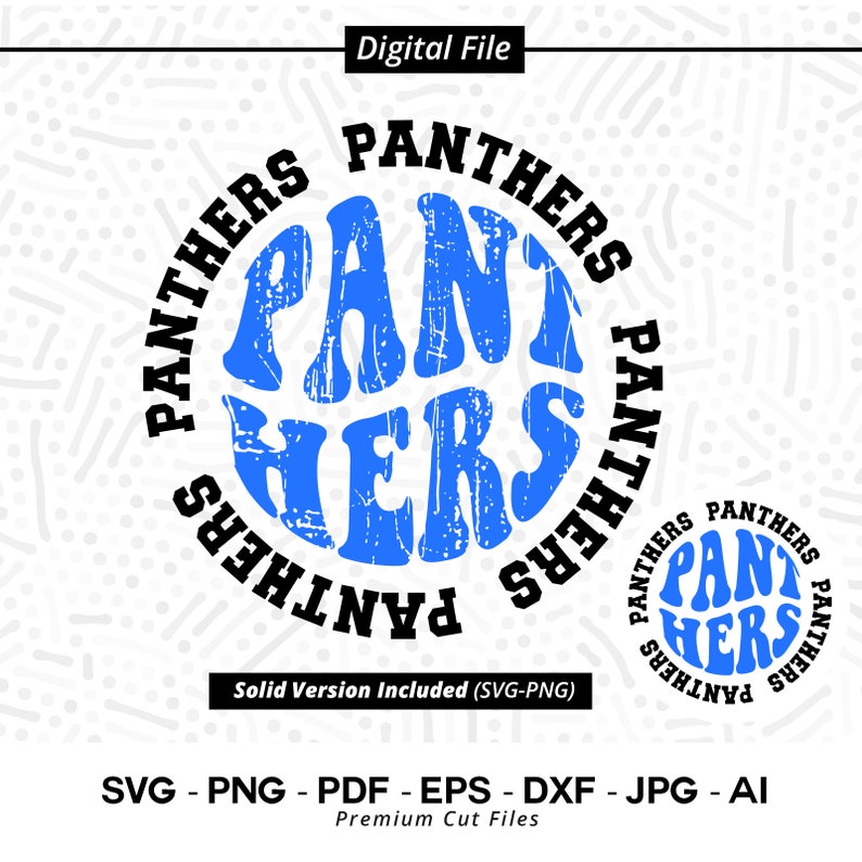 497 Panthers SVG PNG Panthers Typography Svg Panthers Sport Logo Svg Panthers Team Design Svg Panthers Shirt Panthers Cheer School Spirit